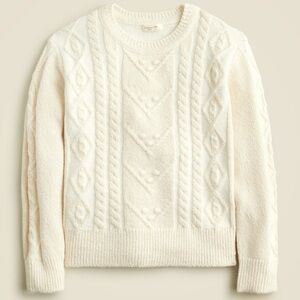 Crewcuts Ivory Cable Knit Sweater